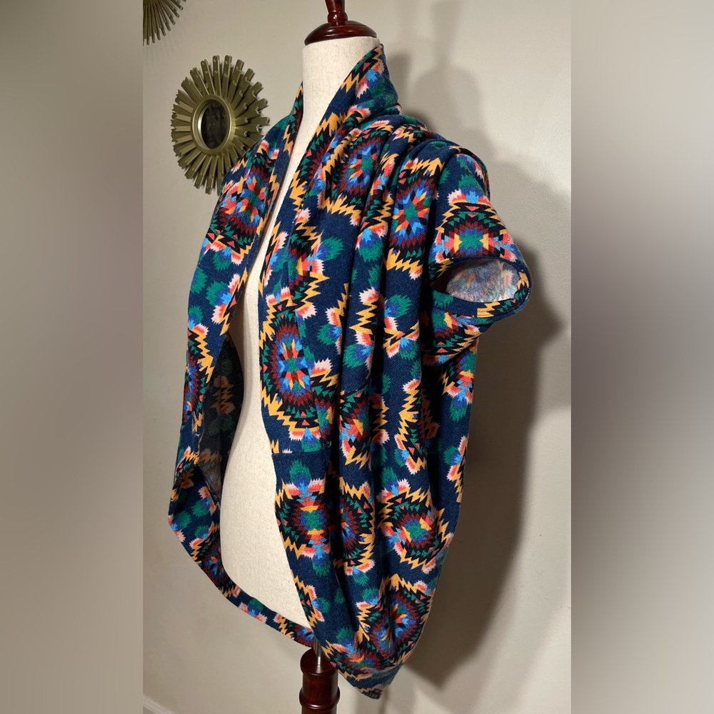 Blue Rain, Multicolor Sweater, Size Small - Picture 6 of 7
